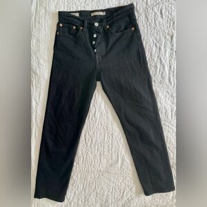 Levi's Black Button-Fly Jeans